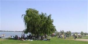 Visitors enjoying Sandy Beach Day Use Area